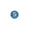 Beistle Club Pack of 6 Blue "My 5th Birthday" Decorative Satin Buttons for Boys 2"